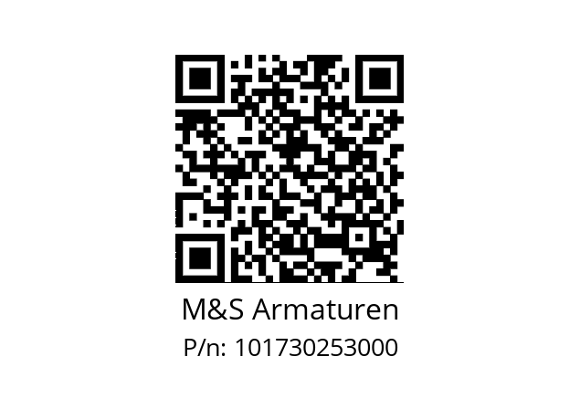   M&S Armaturen 101730253000