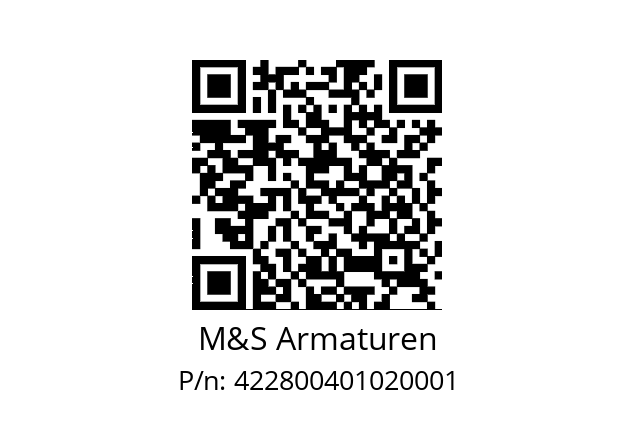   M&S Armaturen 422800401020001