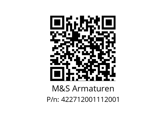   M&S Armaturen 422712001112001