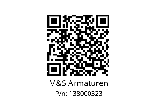   M&S Armaturen 138000323