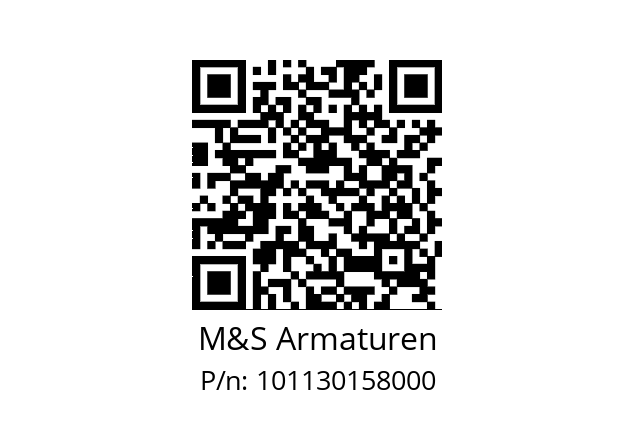   M&S Armaturen 101130158000