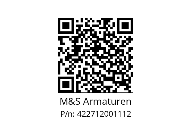   M&S Armaturen 422712001112