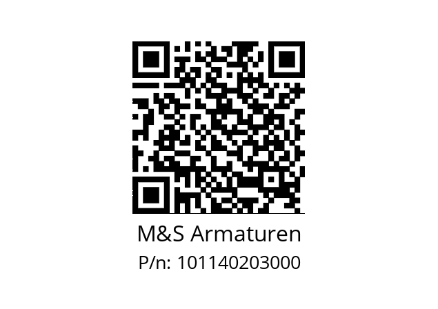   M&S Armaturen 101140203000