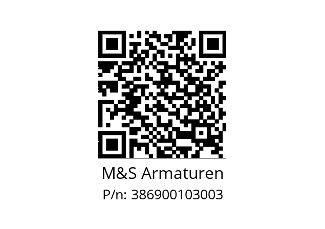   M&S Armaturen 386900103003