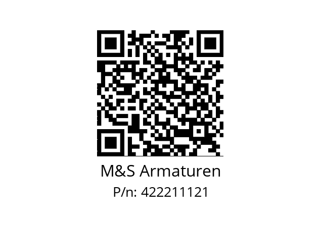   M&S Armaturen 422211121