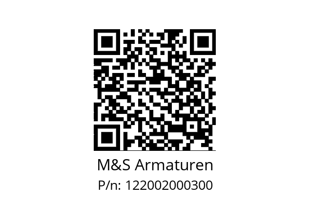   M&S Armaturen 122002000300