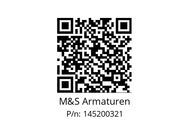   M&S Armaturen 145200321