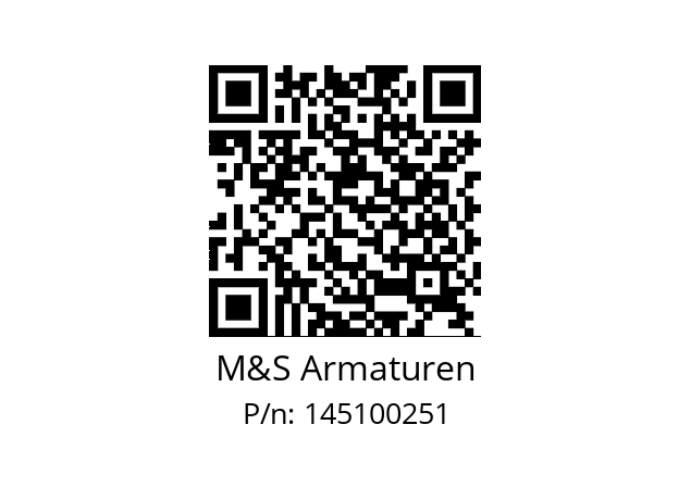   M&S Armaturen 145100251