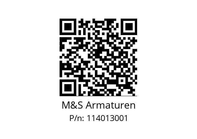   M&S Armaturen 114013001