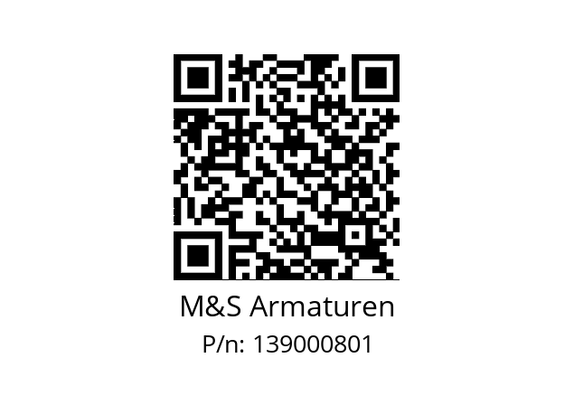   M&S Armaturen 139000801