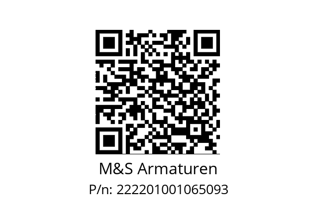   M&S Armaturen 222201001065093