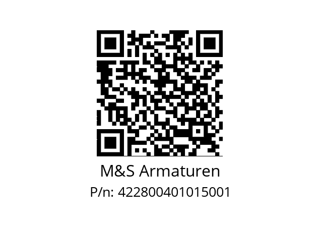   M&S Armaturen 422800401015001