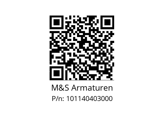   M&S Armaturen 101140403000