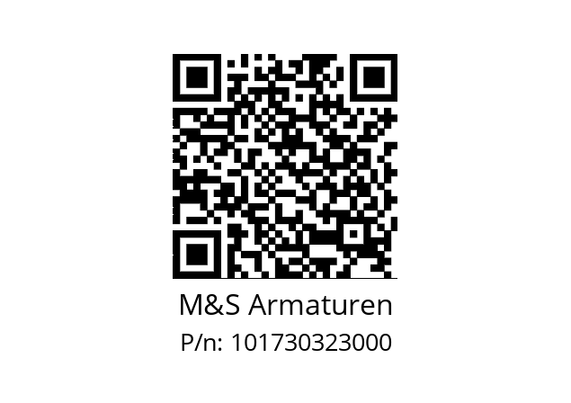   M&S Armaturen 101730323000