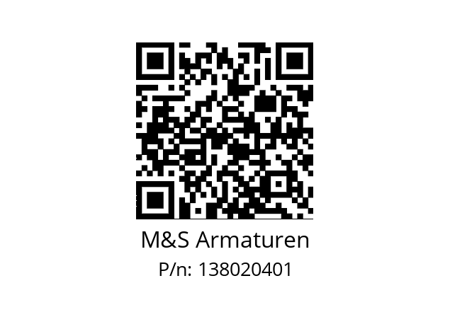   M&S Armaturen 138020401