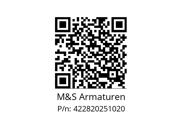   M&S Armaturen 422820251020