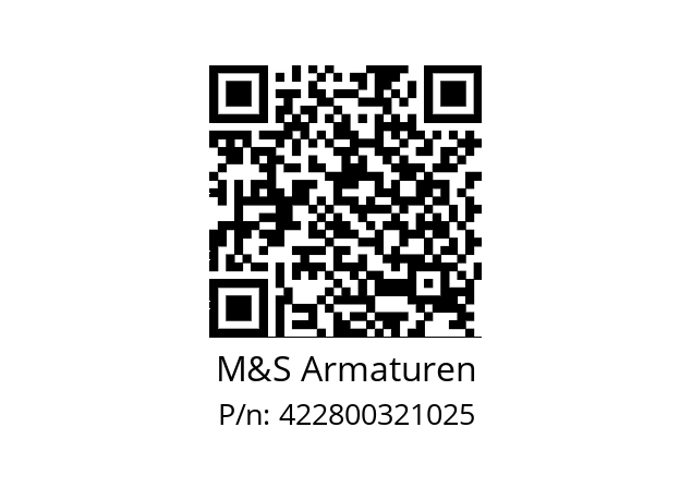   M&S Armaturen 422800321025