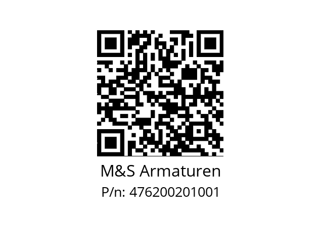   M&S Armaturen 476200201001