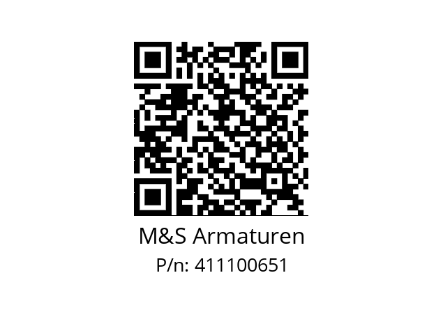   M&S Armaturen 411100651