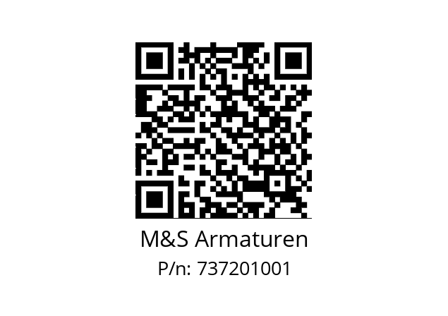   M&S Armaturen 737201001