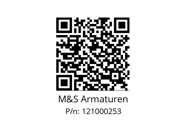   M&S Armaturen 121000253