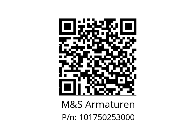   M&S Armaturen 101750253000