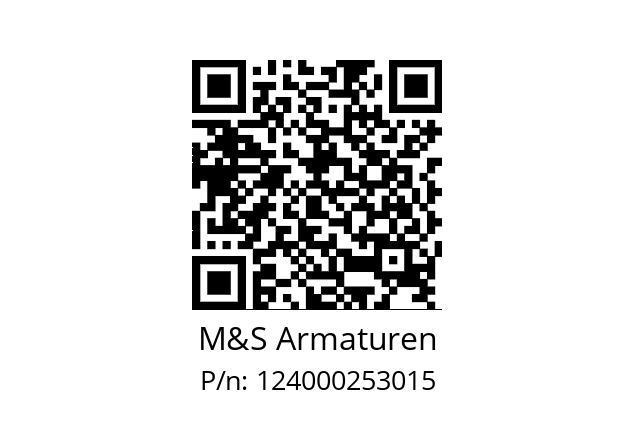   M&S Armaturen 124000253015