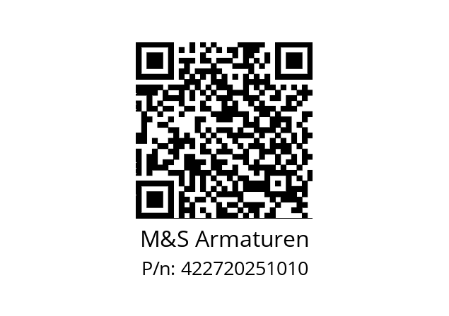   M&S Armaturen 422720251010