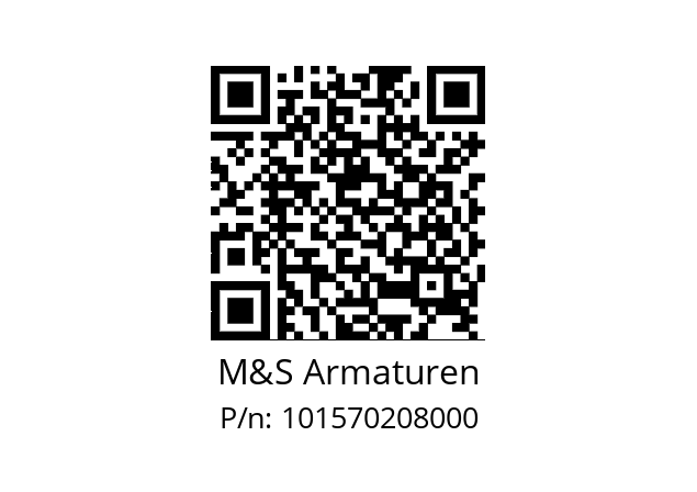   M&S Armaturen 101570208000