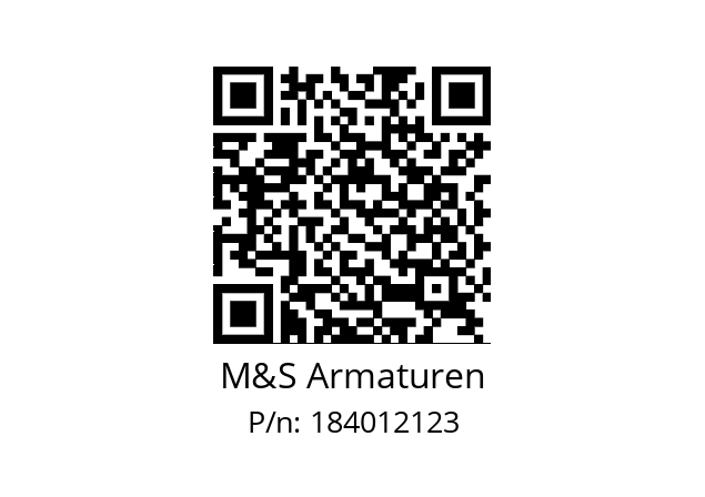   M&S Armaturen 184012123