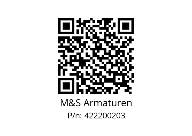   M&S Armaturen 422200203