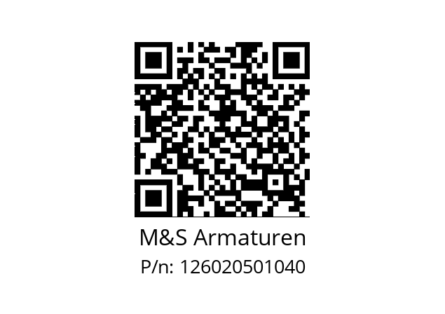   M&S Armaturen 126020501040