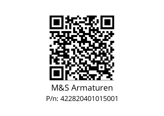   M&S Armaturen 422820401015001