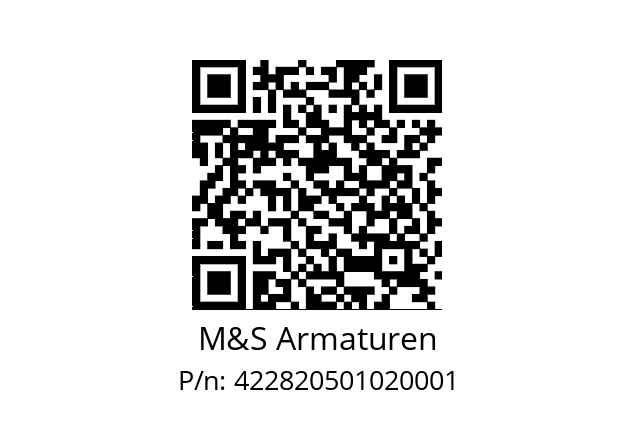   M&S Armaturen 422820501020001