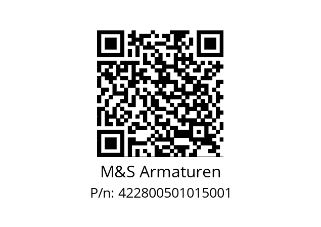   M&S Armaturen 422800501015001