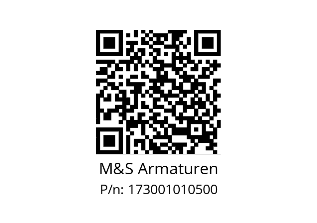   M&S Armaturen 173001010500