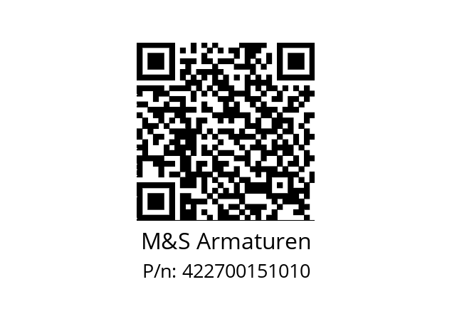   M&S Armaturen 422700151010