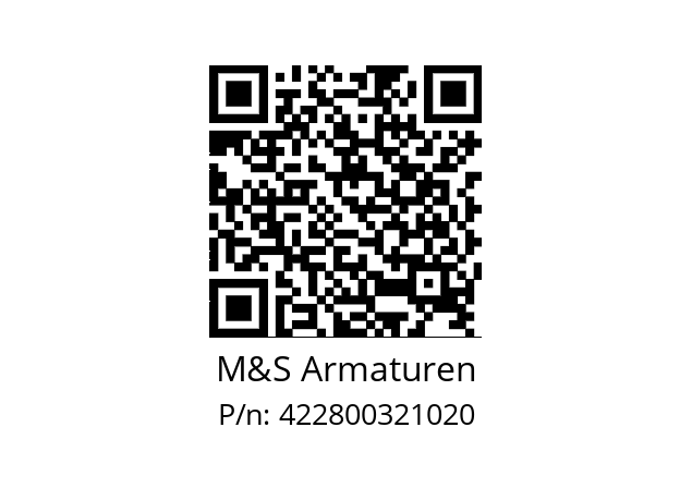   M&S Armaturen 422800321020