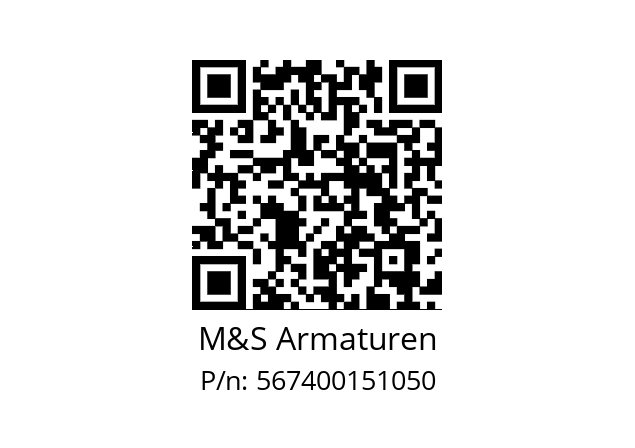   M&S Armaturen 567400151050