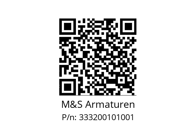   M&S Armaturen 333200101001