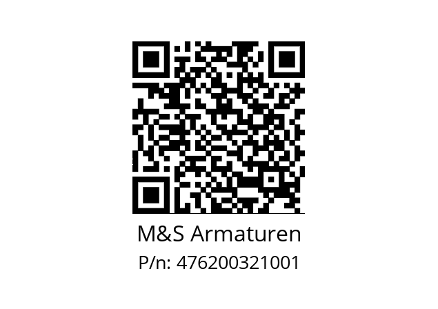   M&S Armaturen 476200321001