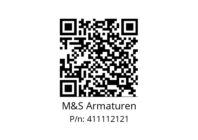   M&S Armaturen 411112121