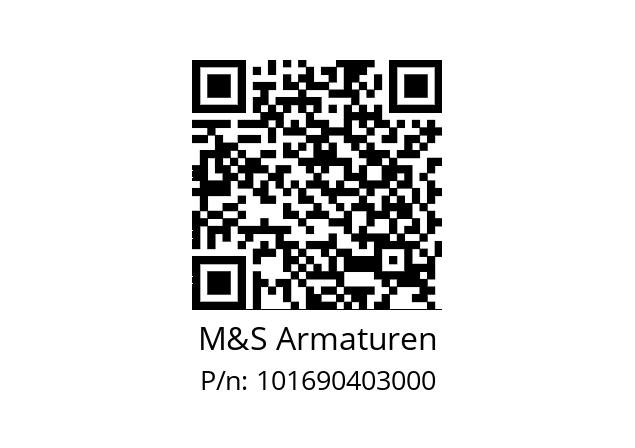   M&S Armaturen 101690403000