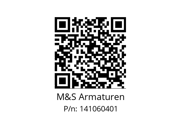   M&S Armaturen 141060401