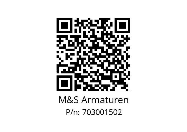   M&S Armaturen 703001502