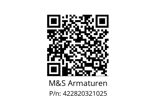   M&S Armaturen 422820321025