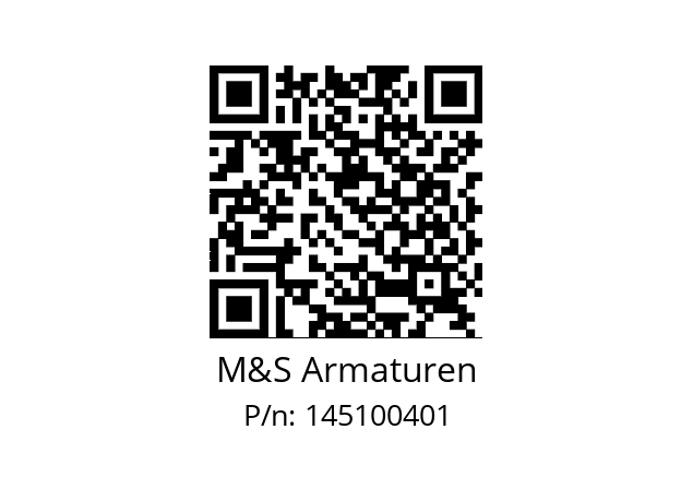   M&S Armaturen 145100401