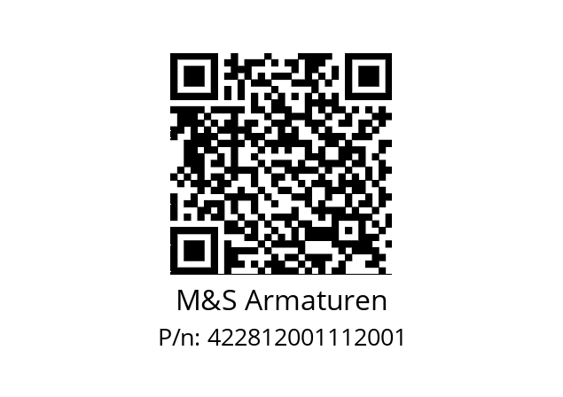   M&S Armaturen 422812001112001