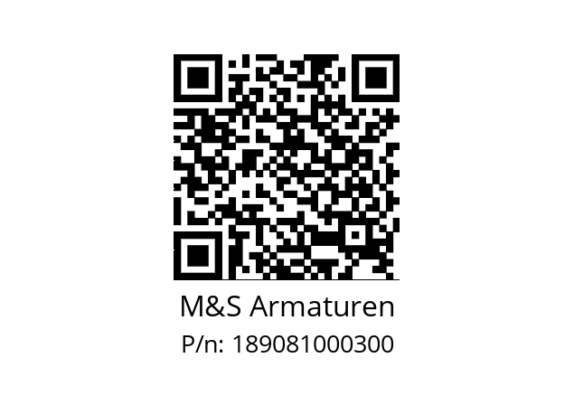   M&S Armaturen 189081000300