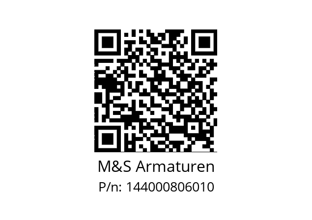   M&S Armaturen 144000806010